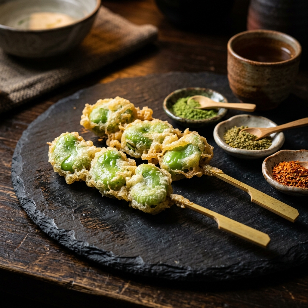 朝採れ農家直送 そら豆天ぷら